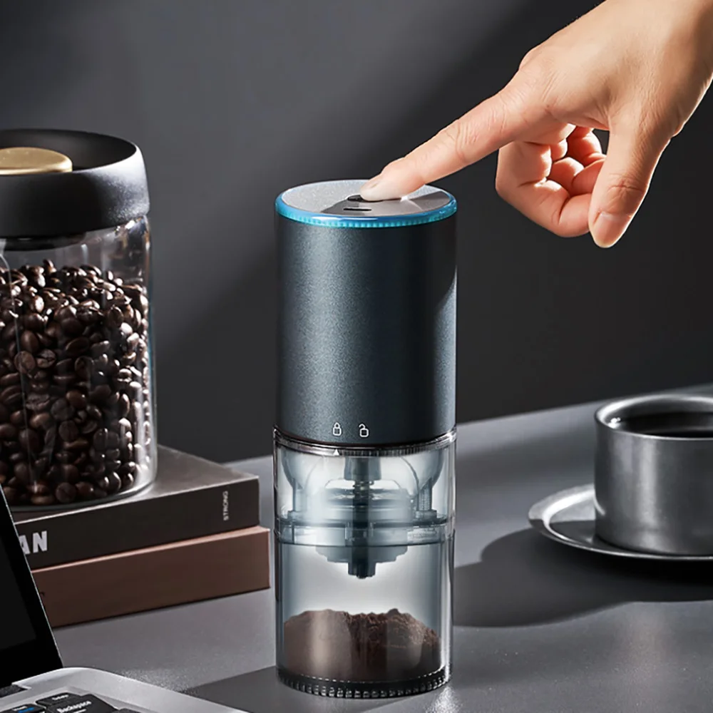 Elektrische Koffiemolen Camping Koffie Portable Home Reizen Automatische Koffiebonen Grinder Machine Oplaadbare Grinder Machine
