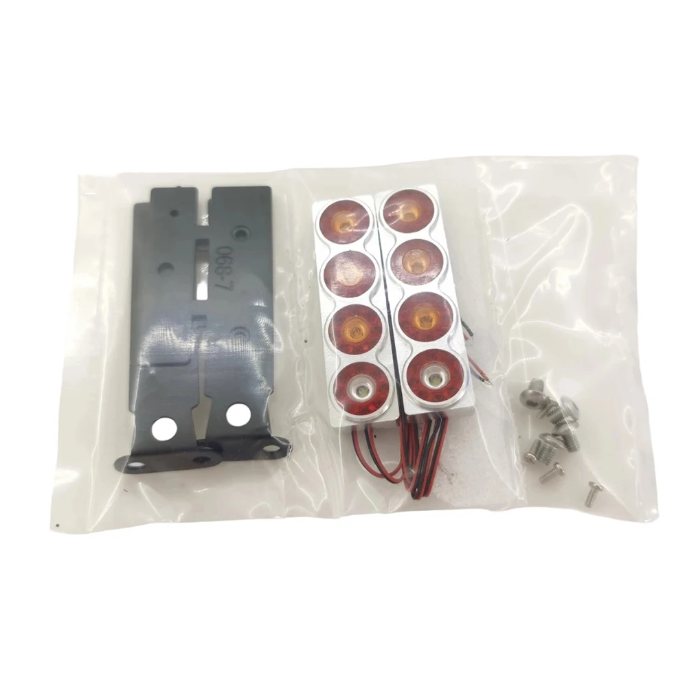 RC Speelgoed Truck Angel Eye Achterlichten LED Achterlicht Voor Tamiya Scania MAN Benz 1/14 RC Tractor Kipper Truck DIY Upgrade Onderdelen