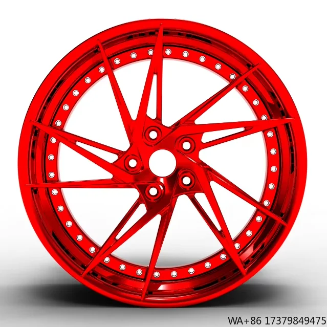 

Custom Concave Design Red Wheel 18 19 20 21 22 Inch Forged Aluminum Wheel RIMS Alloy Passenger Car Wheels