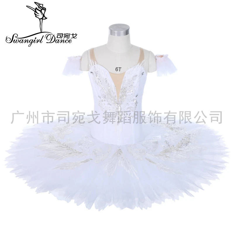 

White Ballerina Dress Professional Ballet Tutu Child Kids Girls Adult Swan Lake Costumes Balet Dress Woman Outfits JY011