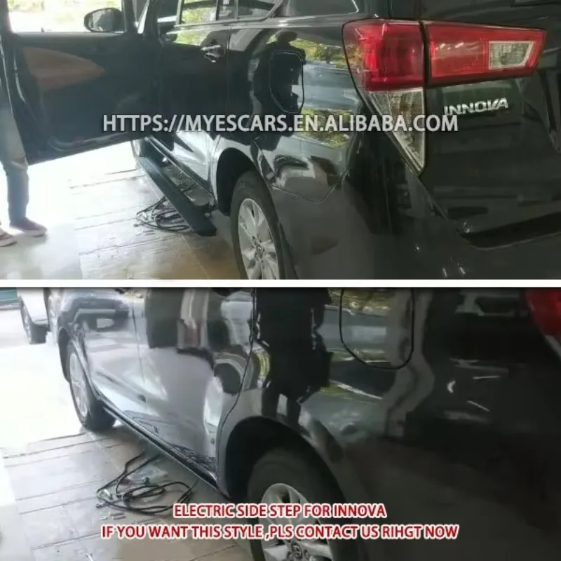 

Modification Custom logo in Stock Automatic Power Running Board Panel Electric Side Step for FORTUNER INNOVA 4Runner 4x4