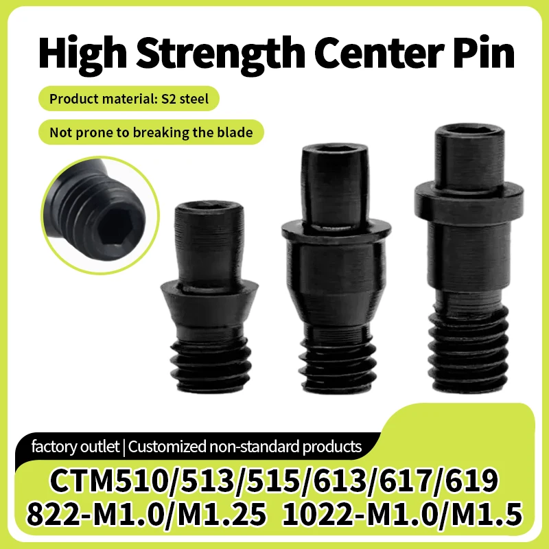 CTM510 CTM513 CTM515 CTM613 CTM617 CTM619 CTM822 10Pcs Inner Hexagon Pin Screw CNC Lathe Turning CTM Screw Cutting Tools Parts