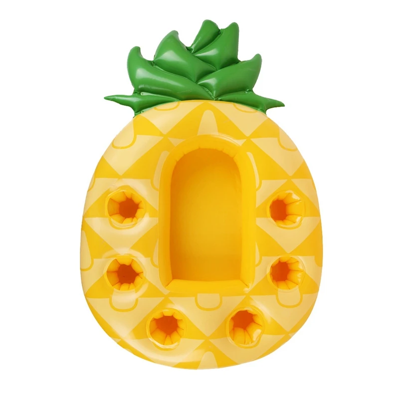 

Hot Sale Inflatable Pineapple Drink Float, Large Capacity Pool Cooler Drink Holder Floating Beverage Salad Fruit Serving Bar