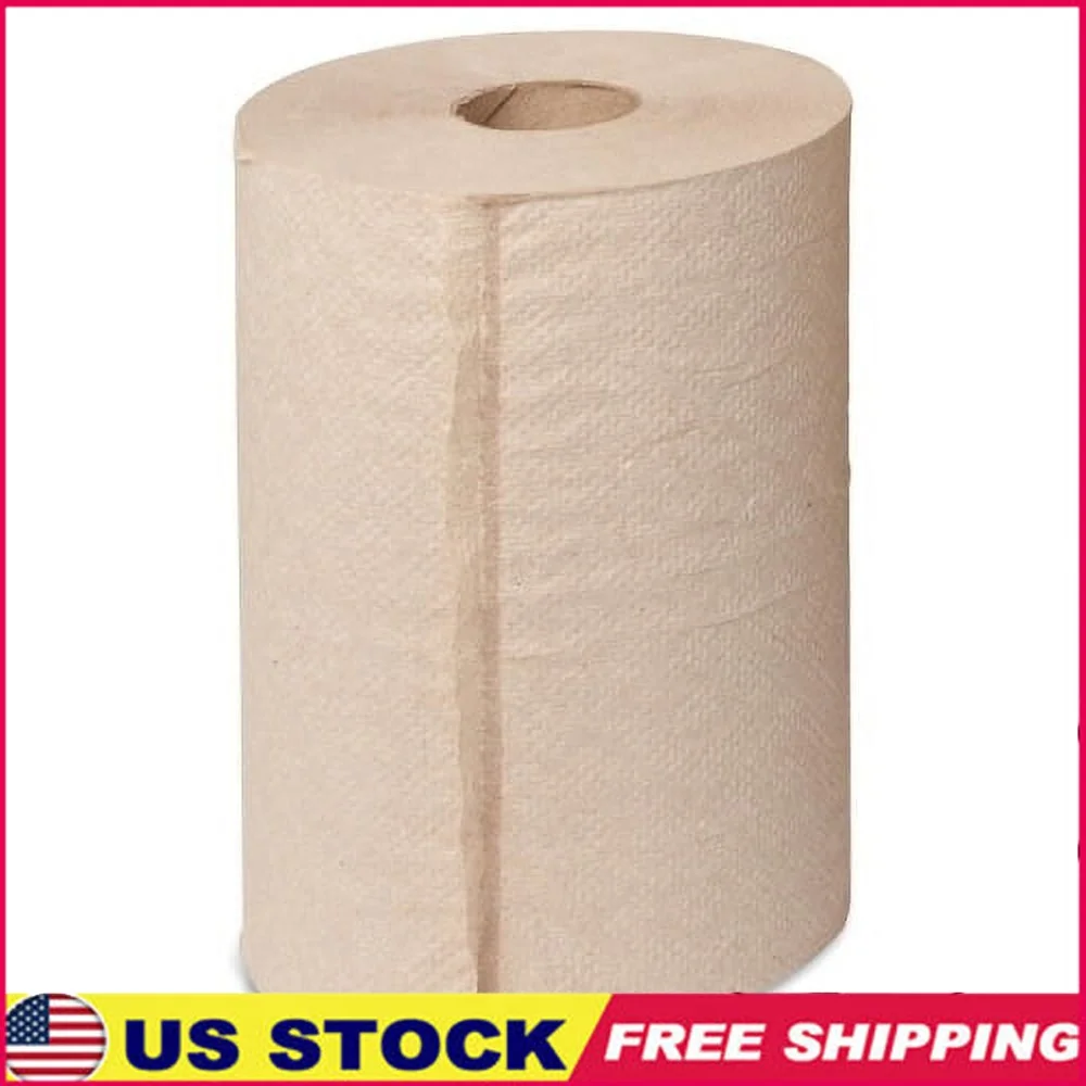 

Hardwound Paper Towels 12 Count Recycled One-Ply Brown 350ft Rolls Washrooms Public Facilities Office Use