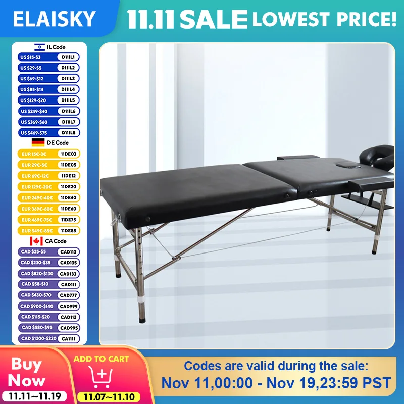 

Портативная многофункциональная косметическая кровать, складная кровать для массажа красоты и тела, массажная кровать для спины, кровати для осмотра и здравоохранения