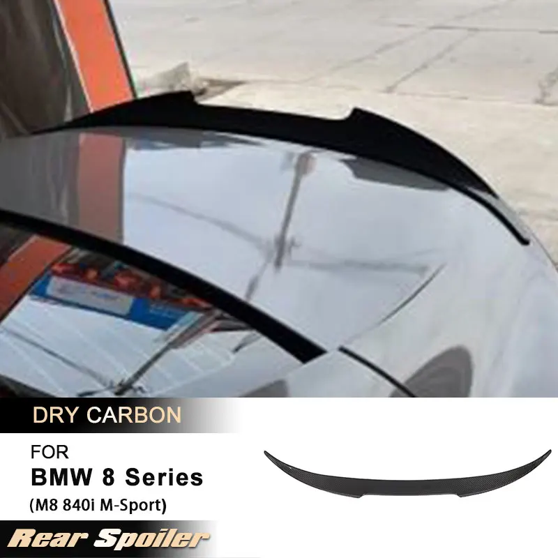 

Car Rear Trunk Spoiler Wings for BMW 8 Series G16 M8 840i M-Sport 2018-2020 Racing Rear Spoiler Boot Wing Lip Prepreg Dry Carbon