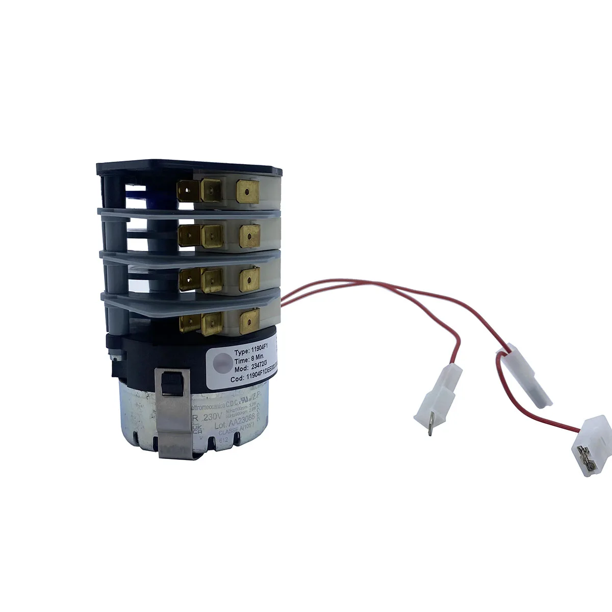 Accesorios para máquina de hielo 230V 23472 TIPO 11904F1 Interruptor temporizador de 8 minutos para máquina de Fabricación de hielo BREMA