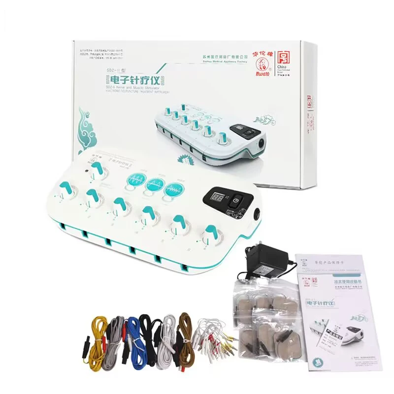 Upgrade Acupuncture Muscle Stimulator Device Acupoint Electronic Acupuncturist 6 output Acupressure Relax Apparatus EMS Massager