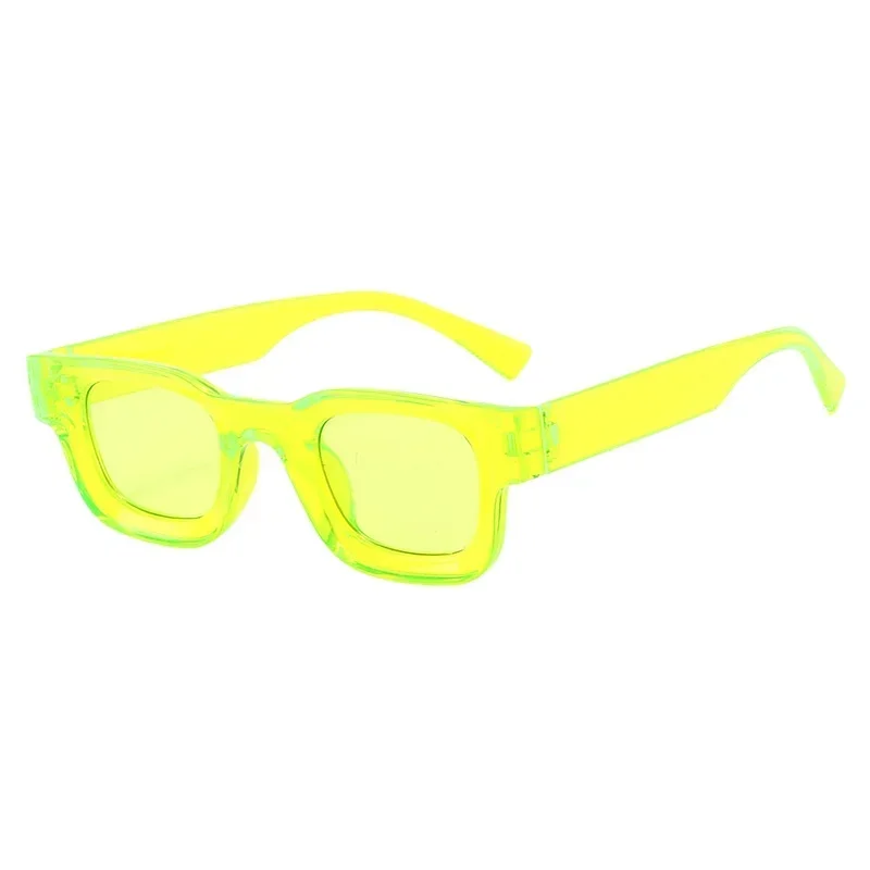 Fashion Travel UV400 Protection Sun Glasses Unisex Small Frame Concave Sunglasses Men Luxury Design Retro Hip-hop Punk Sunglass image 4