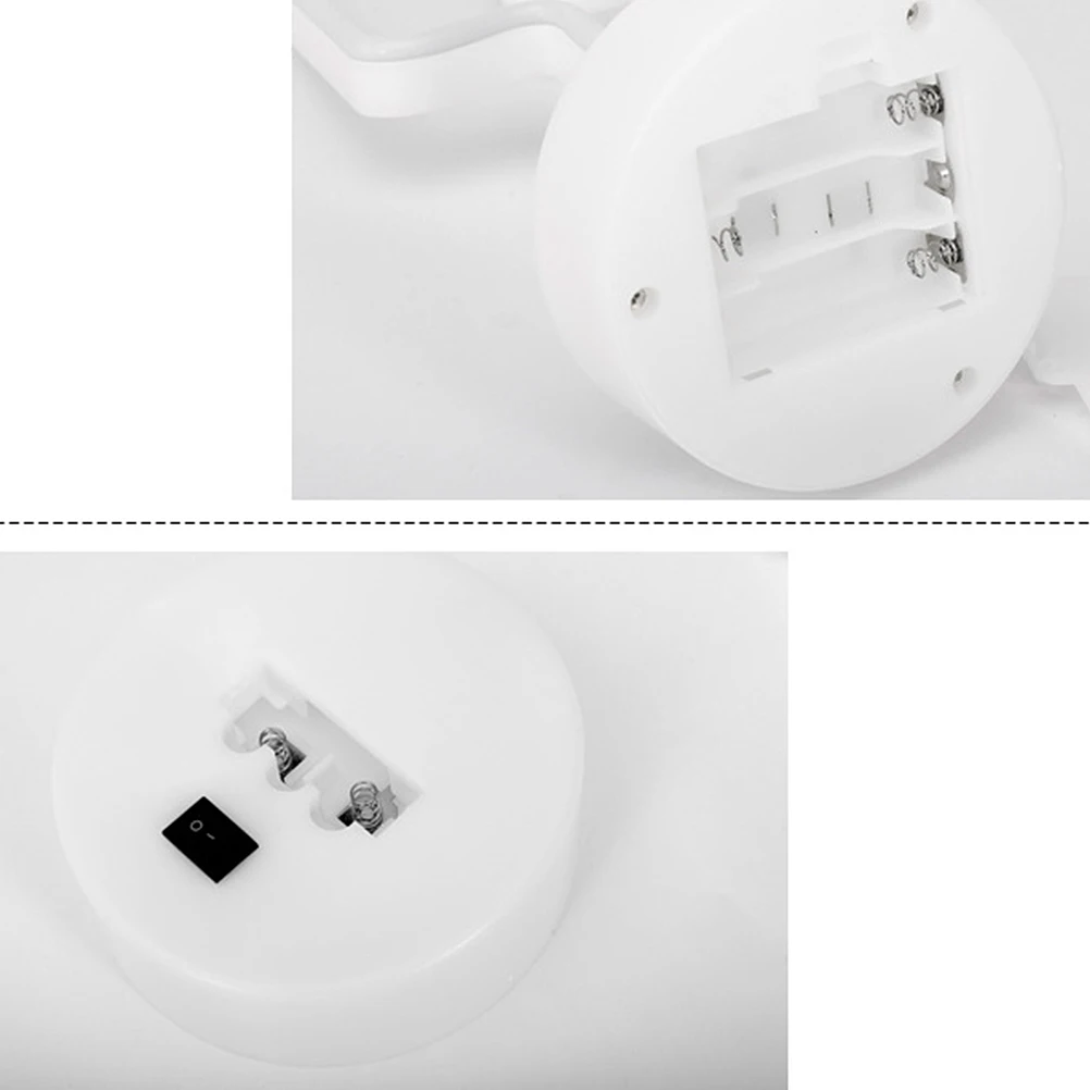 

Decoration Clouds and Colorful Lights LED Bed Lamp Wrought Iron Night Bedside Baby