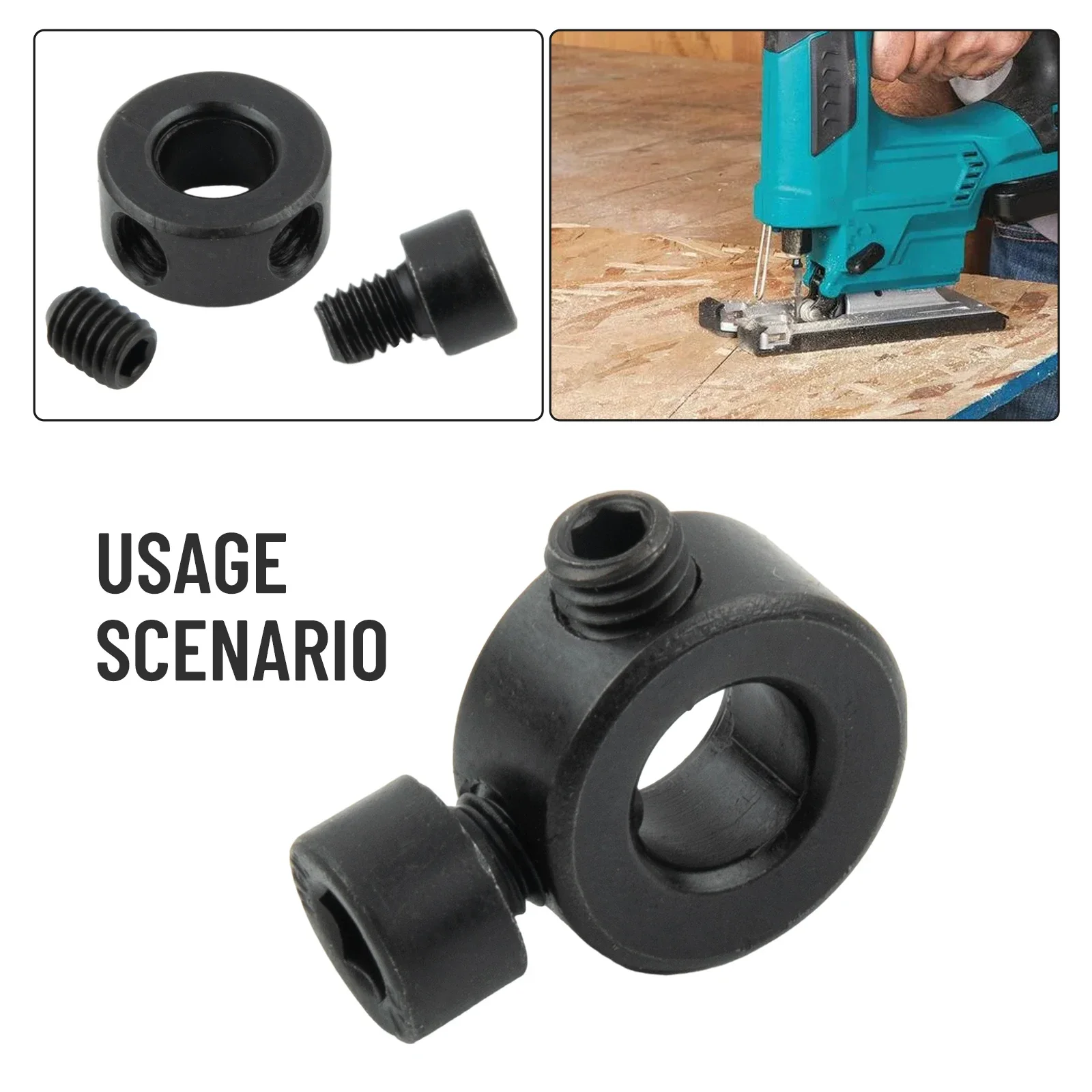 Clamping Block Jig Saw 1pc Carbon Brush Clamping Block For 4304 Jig Saw Power Tools Reciprocating Saw Lock Saw Blade Accessories