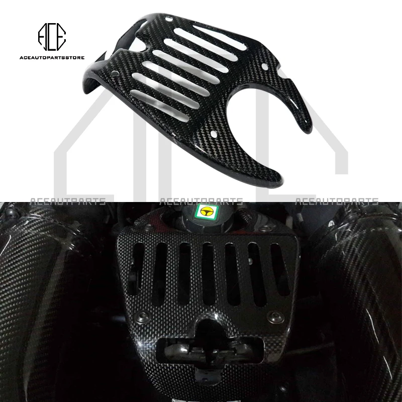 Dry Carbon Fiber For Ferrari 458 Engine Compartment Replacement Glossy Finish Car Interior Parts Car Accessories Car Stynt Parts