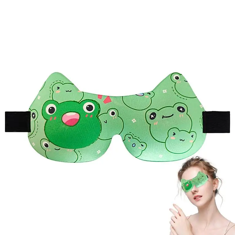 Eye Masque For Sleeping 3D Eye Cover Sleep Masque Blindfold Light Blocking Eye Blinder Memory Foam Eye Covers Cartoon Sleeping
