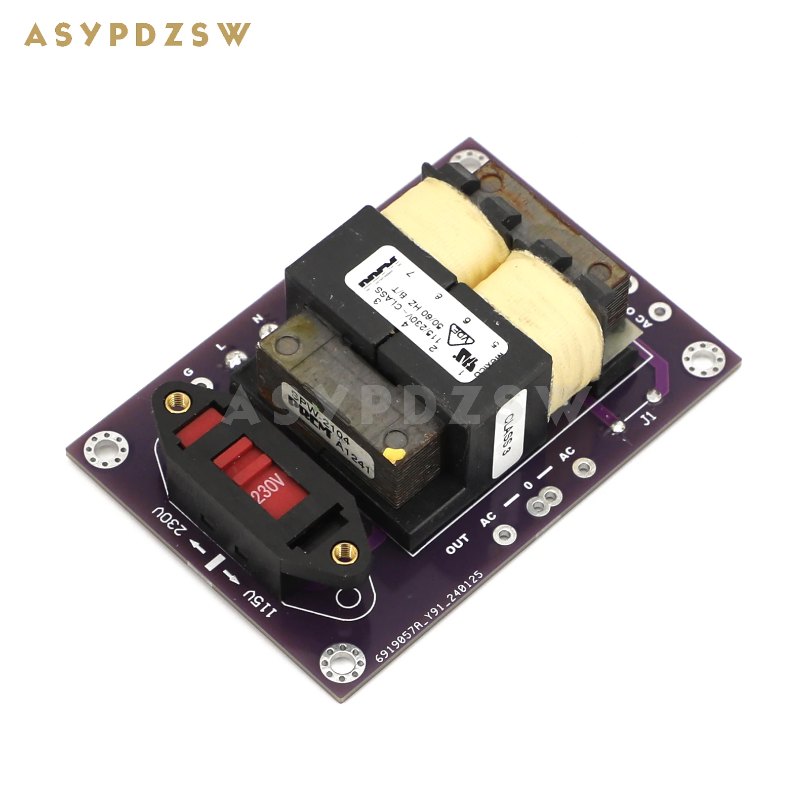 SPW-6W Welding transformer Finished board 6W Double AC 115x2 to AC 12Vx2 Audio amplifier original EI transformer