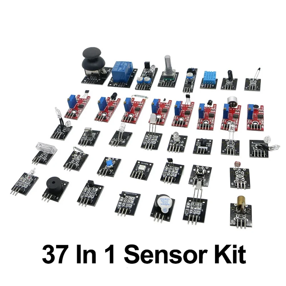 

SENSOR KITS 37 IN 1 ARDUINO HIGH-QUALITY FREE SHIPPING (Works with Official for Arduino Boards)