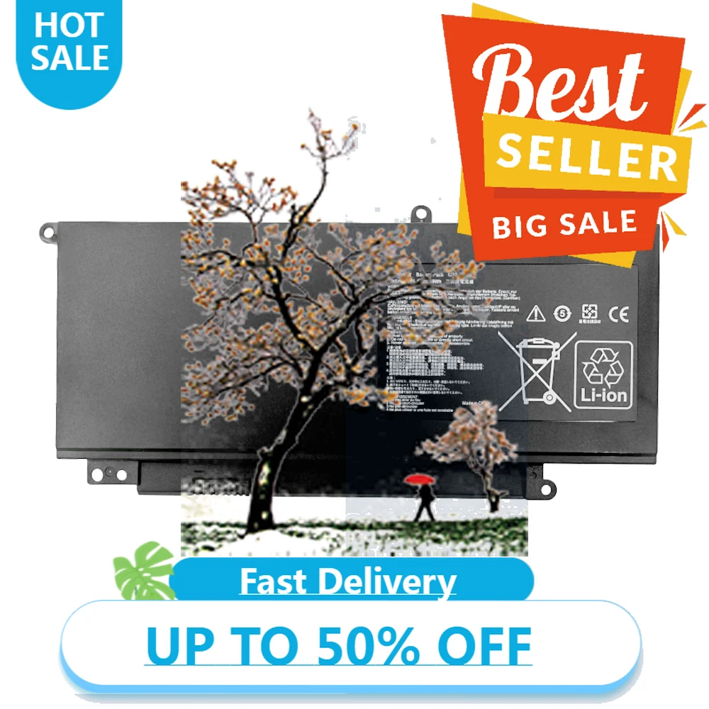 【توصيل سريع】بطارية كمبيوتر محمول بديلة C32-N750 لبطارية الكمبيوتر المحمول من سلسلة Asus N750 N750JK N750JV N750J