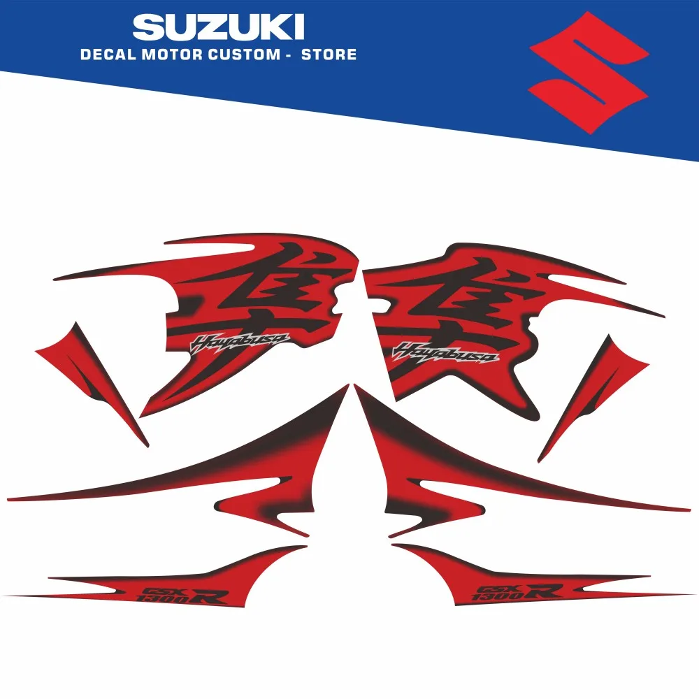 

Motorcycle body fairing protective sticker anti-scratch decorative sticker suitable 270289 for Suzuki Hayabusa GSXR1300 R 08-19