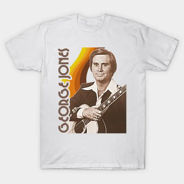 George Jones Is What He Is Retro T-Shirt Cotton White Unisex S-234XL CC534