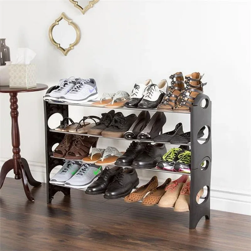 

Hot Sale.16-Pair Shoe Rack for Entryways and Closets Everyday Home 4-Tier Stackable.NEW
