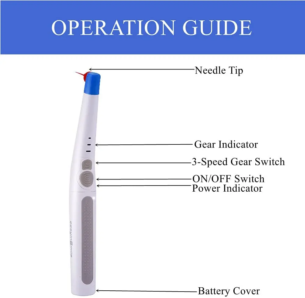 Easyinsmile Dental Endo Activator Sonic Root Canal 3D Irrigator highly efficient with Never Break Tips Free