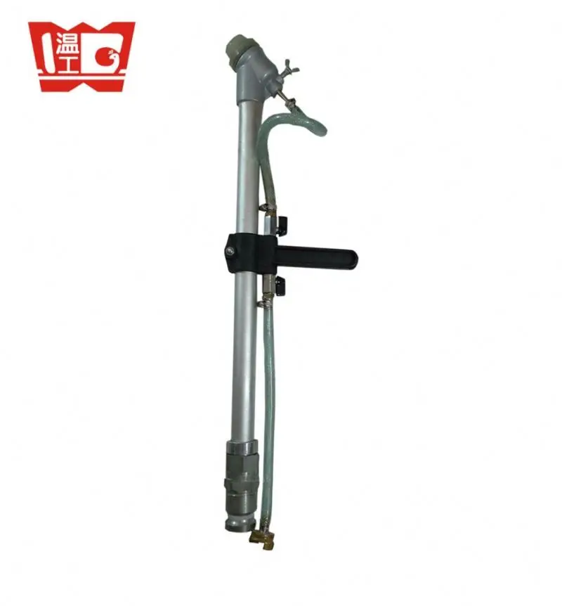 long type alloy paint spray gun for plastering mortar cement concrete