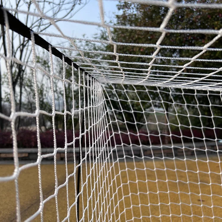 European Stock 24x8ft Foldable Soccer Goal, Steel Frame, Durable Net, Wheeled Carry Bag for Training view 2
