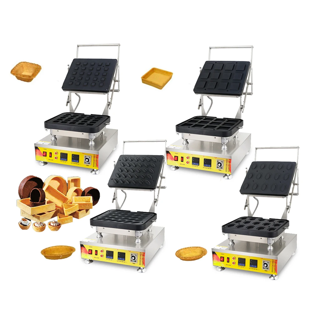 Maquinaria comercial para aperitivos, máquina para hacer cáscaras de tartaletas, tarta de huevo, prensa para pasteles, máquinas para hornear, máquina para hacer tartaletas