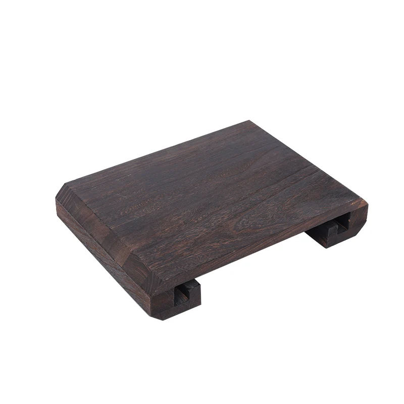 Mini Antique Wooden Low Stool Rectangle Wood Step Stool Mini Get Up Anti Slip Chair Living Room Small Coffee Table