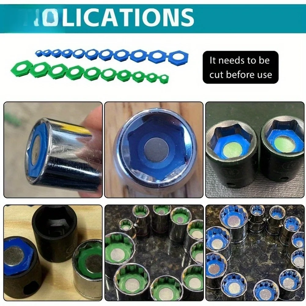 21PCS Magnetic Socket Inserts 5/16