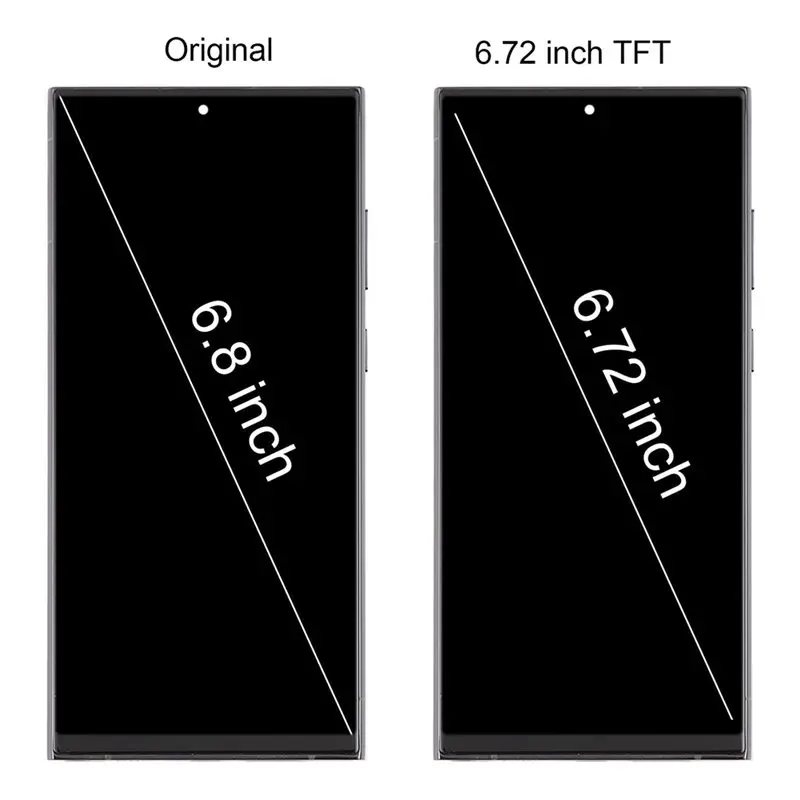 【TODAY-BUY】For PURPLE Compatible LCD Screen Digitizer For Galaxy S22 Ultra 5G SM-S908B 6.72