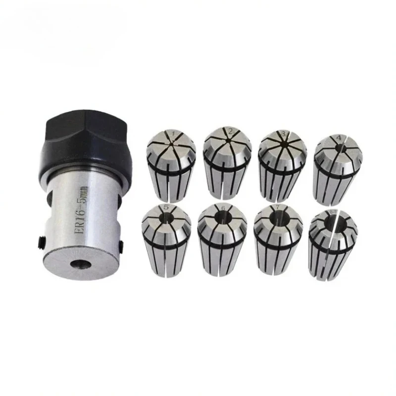 

NEW 7PCS Collet + 1PCS Motor Shaft Tool Rod C16 ER11 3.175mm 4mm 5mm 6mm 7mm 8mm inner hole DIY Engraving machine er tool holder