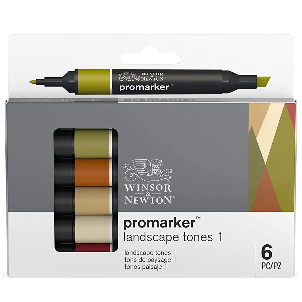 WINSOR & NEWTON Alkoholbasierte Promarker 6/12/24/48/96 Farben Set Doppelspitzen-Markerstifte Design Pro Marker für Künstler – Detail 5