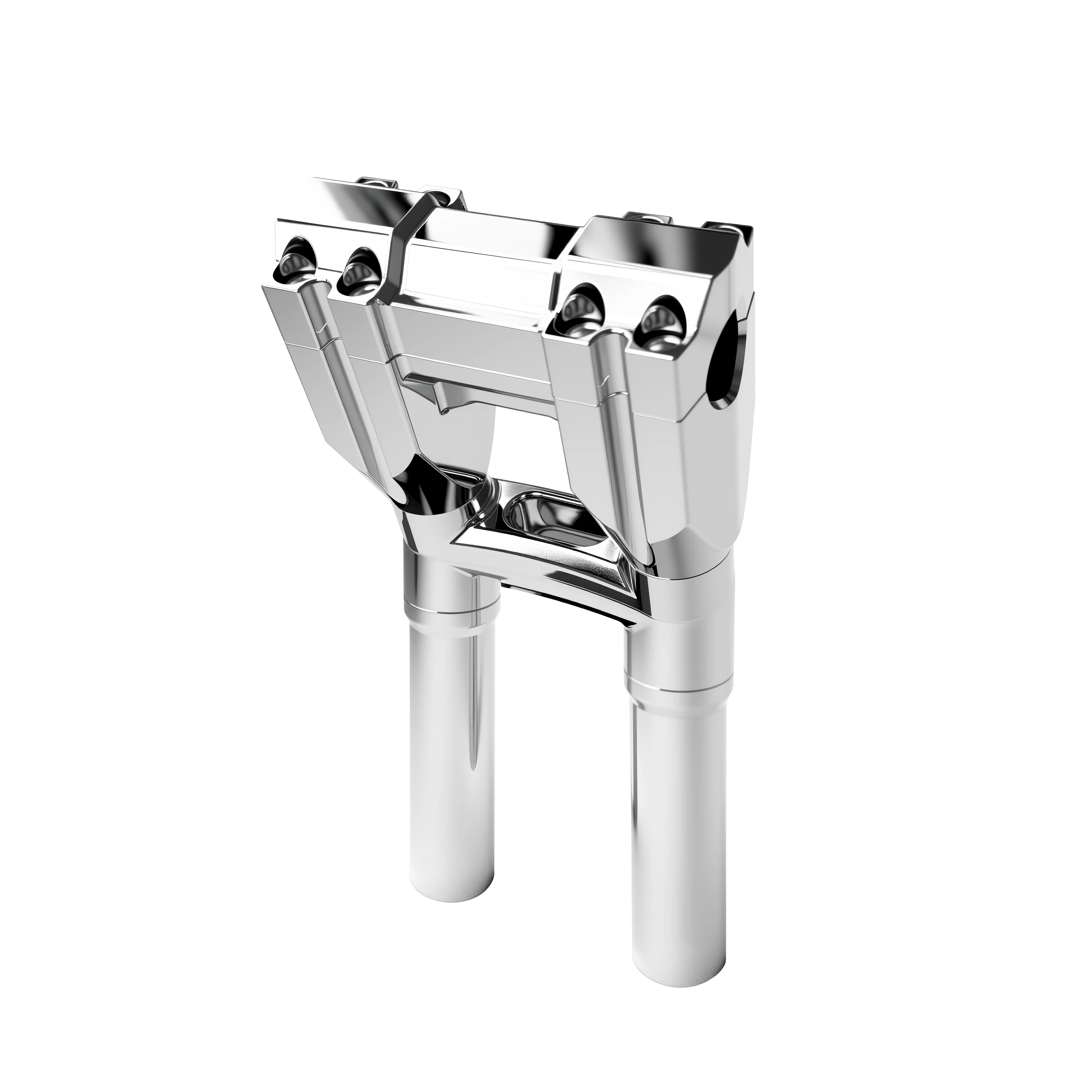 Universal For 1 Inch Clamp Size Handlebar Risers Motorcycle CNC Bar Mount Risers Kit Pull Back:1.5inch Height :8inch&10inch