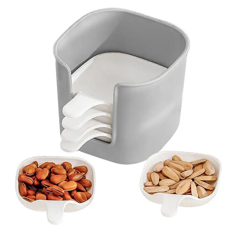 Eintauchen Sauce Gericht Küche Eintauchen Sauce Halter Mit Griff 6pc Sauce Gericht Schalen Tragbare Gewürz Sauce Tablett Für Picknick familie