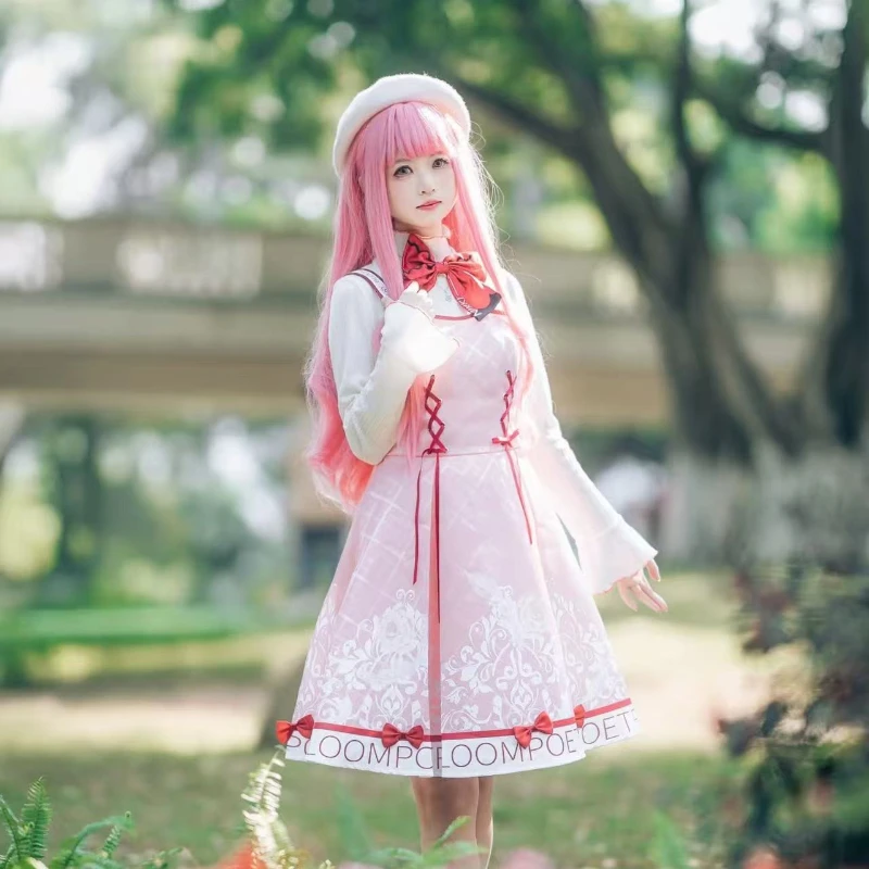 Game Infinity Nikki Elegante Lolita Prinses Roze Jurk Meisje Vrouwen Cosplay Kostuum Leuke Mode Anime Rollenspel Party Holloween