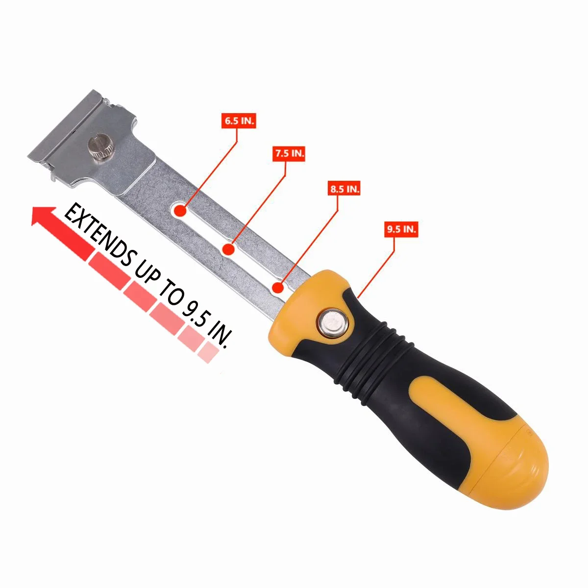 Imagem -05 - Raspador de Lâmina de Borda Única com Alça Extensível para Limpeza de Parede de Superfície Ferramenta Manual Facas Removedor de Pintura de Piso Navaja Multiuso