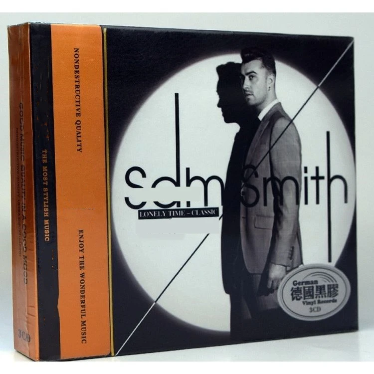 CD de música Pop Sam Smith, álbum de éxitos más grandes, dinero en mi mente, 3 uds., grabación de música, Cosplay, Walkman, trampas de sonido para coche, caja de música para fiesta