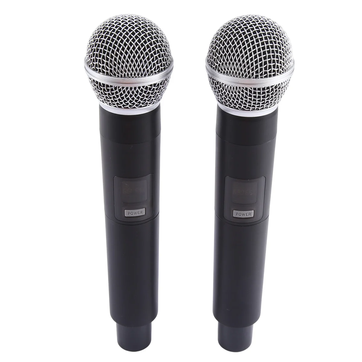Micrófono eficiente Sistema UHF profesional inalámbrico Micrófono de mano Enchufe estadounidense
