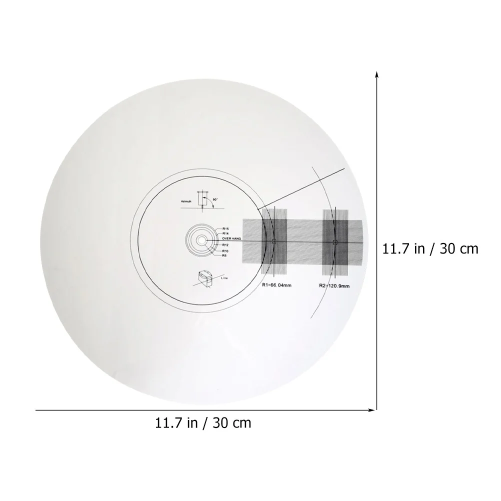 

Anti-Sliding Gauge Ruler For Vinyl Record Calibration High Precision Turntable Alignment Tool Acrylic Pickup Adjustable Ruler