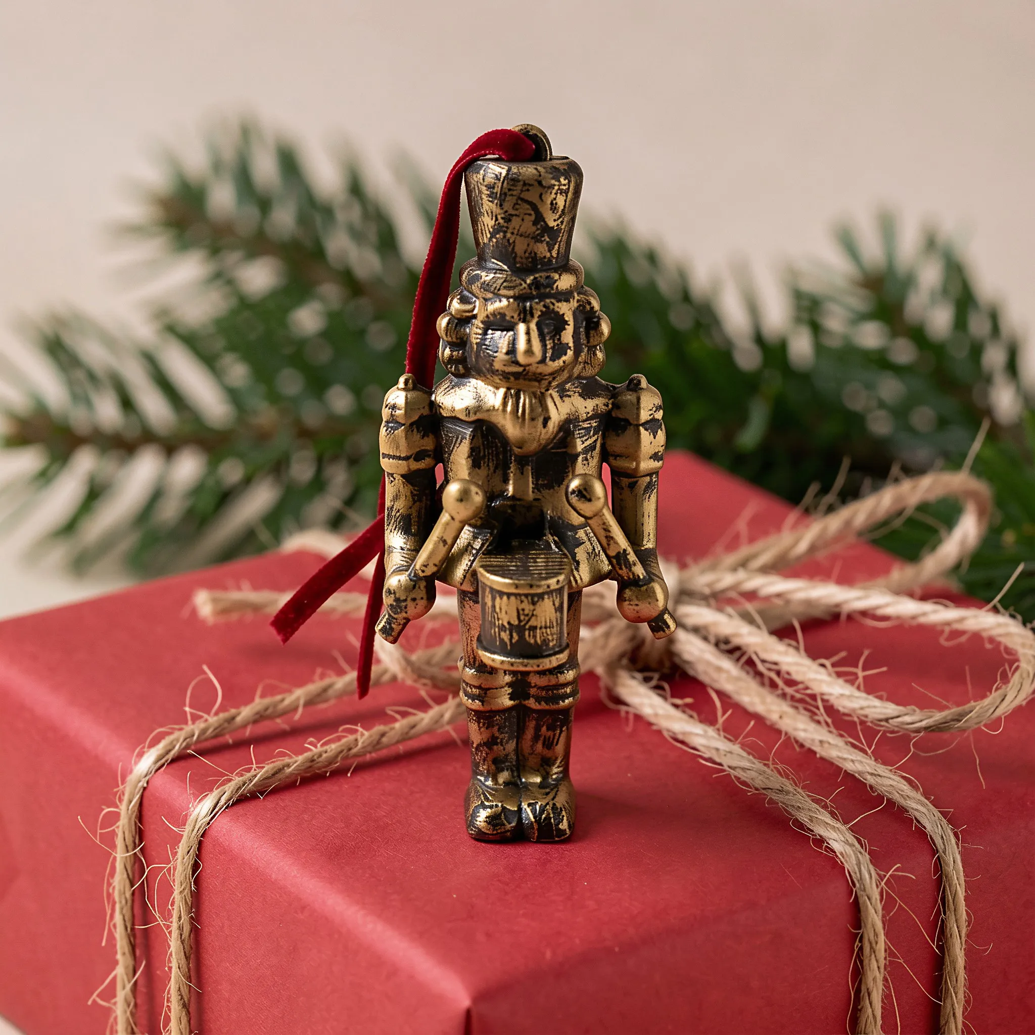 6 Pcs Nutcracker Bauble Mini Soldier Ornament Holiday Christmas Unfinished Figurines Hanging Decor Decorative Crackers
