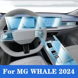 Car Door Center Console Media Dashboard Navigation TPU Anti-scratch Protector Film For MG WHALE 2024 Car Accessories