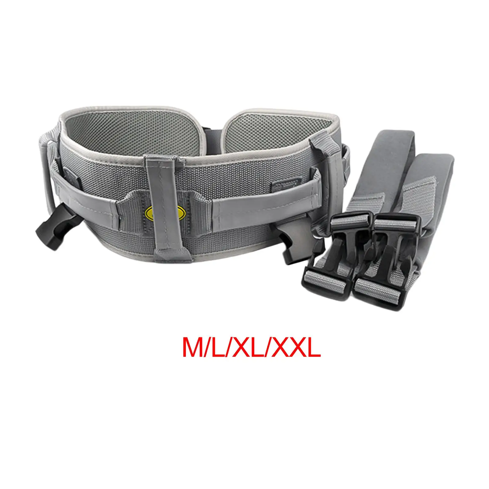 Patient Gait Belt Adjustable Size Upgraded Elderly Assist Device with Handles for Walking Seniors Injured Patient Care Elderly