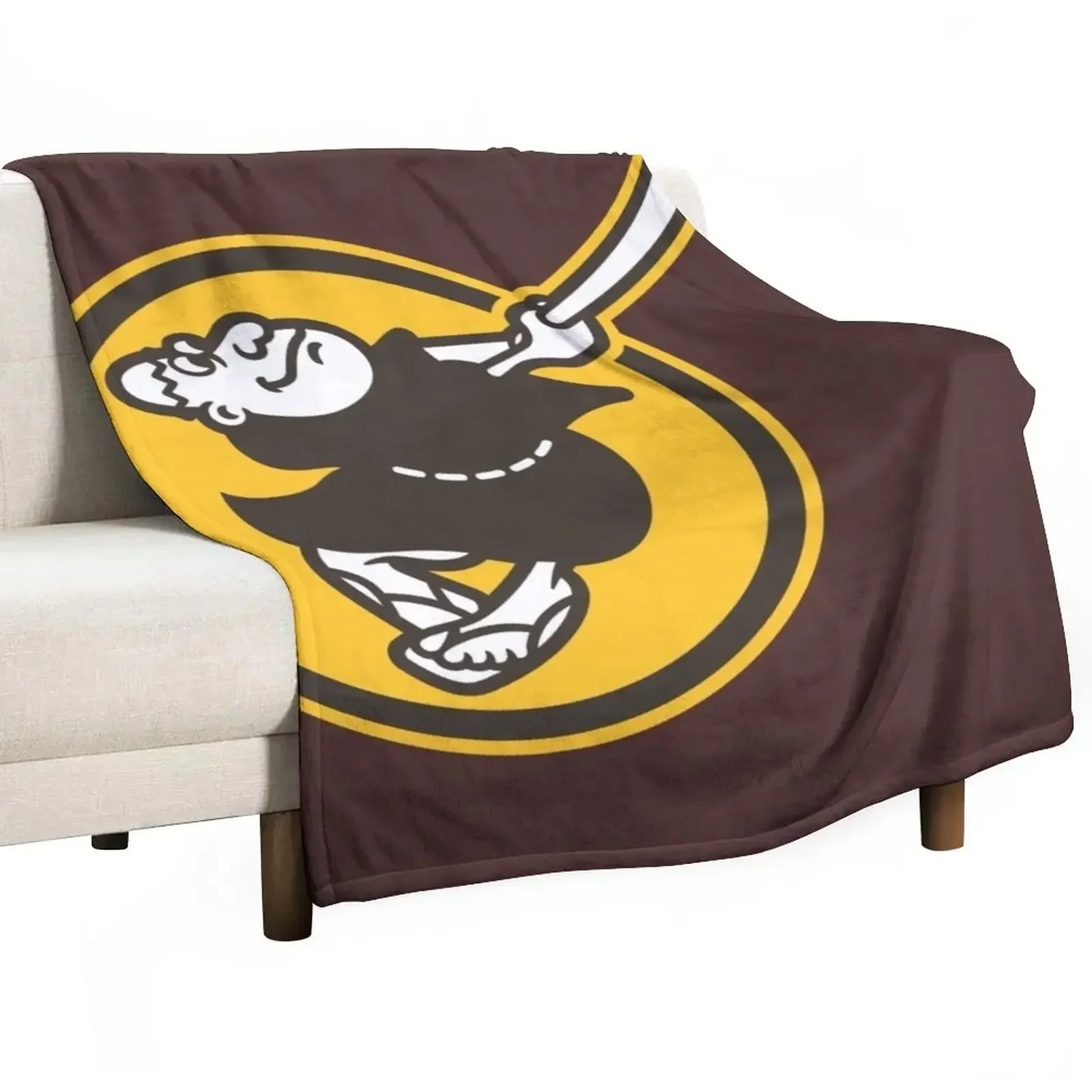 

Old,Padres-San Diego Throw Blanket Thermal Decorative Sofas Bed linens Blankets