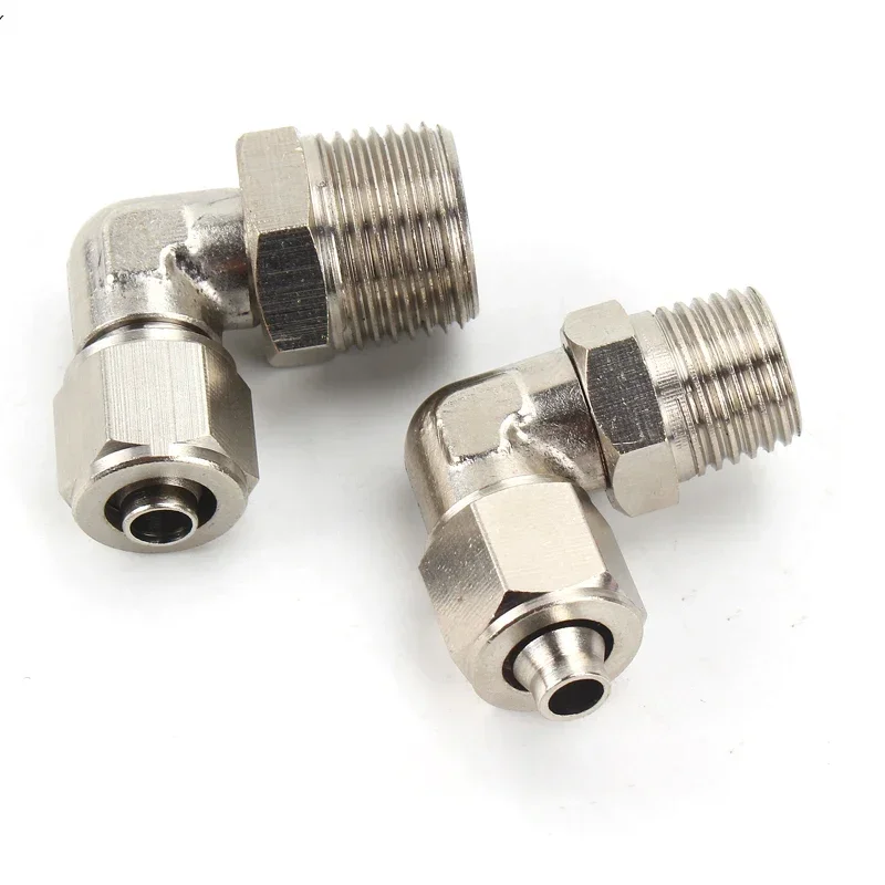 Accesorios Neumáticos accesorio de aire PL 4-M5 4 6 8 10 12 14 16mm rosca 1/8 3/8 1/2 "1/4" BSP conector rápido para conectores de tubo de manguera