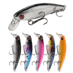 1pc Minnow Fishing Lures Wobblers 6.5cm 4g Quality Crankbaits Artificial Plastics Hard Baits Pesca Swimming Bait Tackle