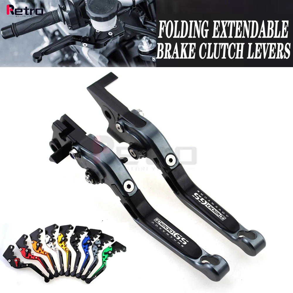 

For BMW R1200GS Adventure 2006-2013 2004 2005 2006 07 08 09 10 11 12Motorcycle Folding Extendable Adjustable Clutch Brake Levers