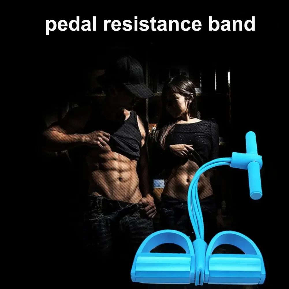 Spannseil mit rutschfestem Griff, tragbar, zum Abnehmen, Taille, Arm, Training, Yoga, Pedalzieher, Widerstandsband, Fitnessgeräte – Detail 3