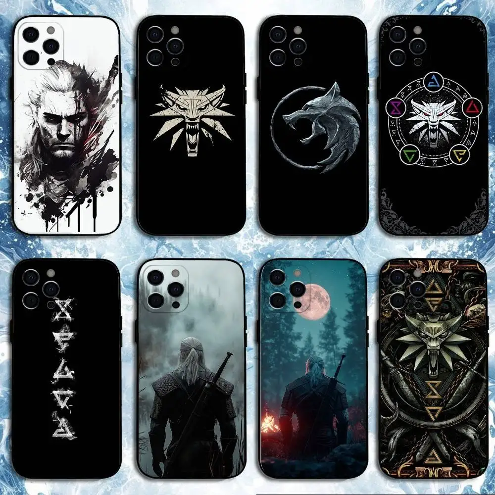 

Game T-The Witcher 3 Phone Case For iPhone 16,15,14,13,12,11 Plus,Pro Max, Soft Silicone Black Cover