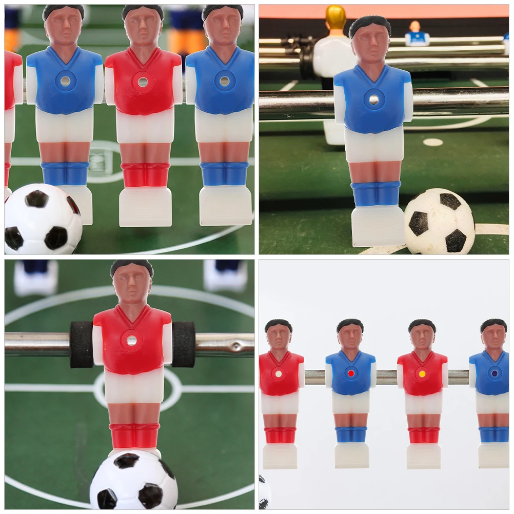 

8pcs Table Football Figures Foosball Player Statues Replacement Soccer Indoor Accessories Desk Machine Parts
