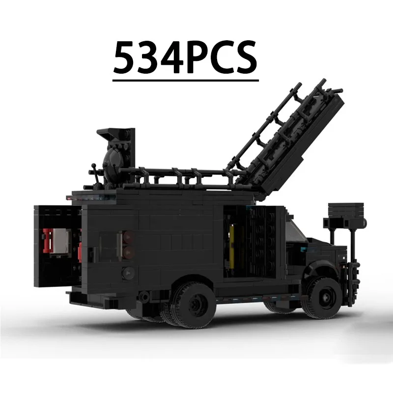 Building Block SWAT Armored Car and Emergency Pickup Truck Set 534 Pieces, Birthday Fun Toy, Holiday Christmas and New Year Gift